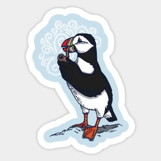 A Puffin' Sticker